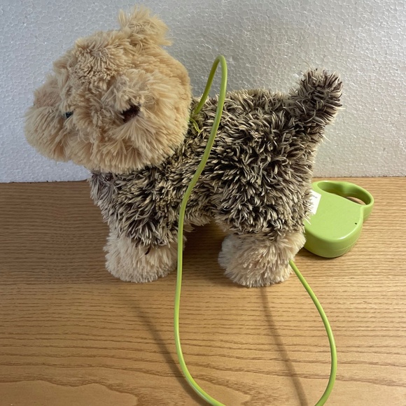 Walmart Yorkshire Terrier Yorkie Dog Walk Barks Green Leash Remote Control VIDEO - Picture 3 of 10